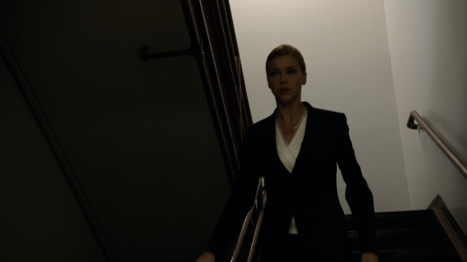 Bobbi in an ATCU stairway.