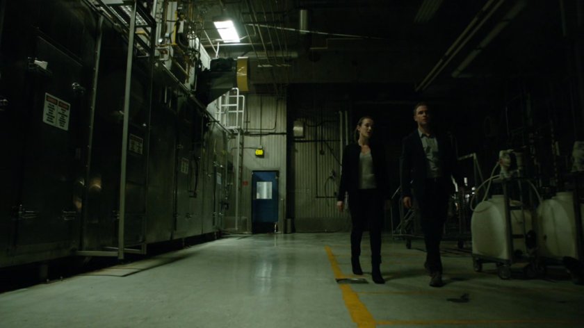 Fitz and Simmons inside Distant Star Pathfinder facility.