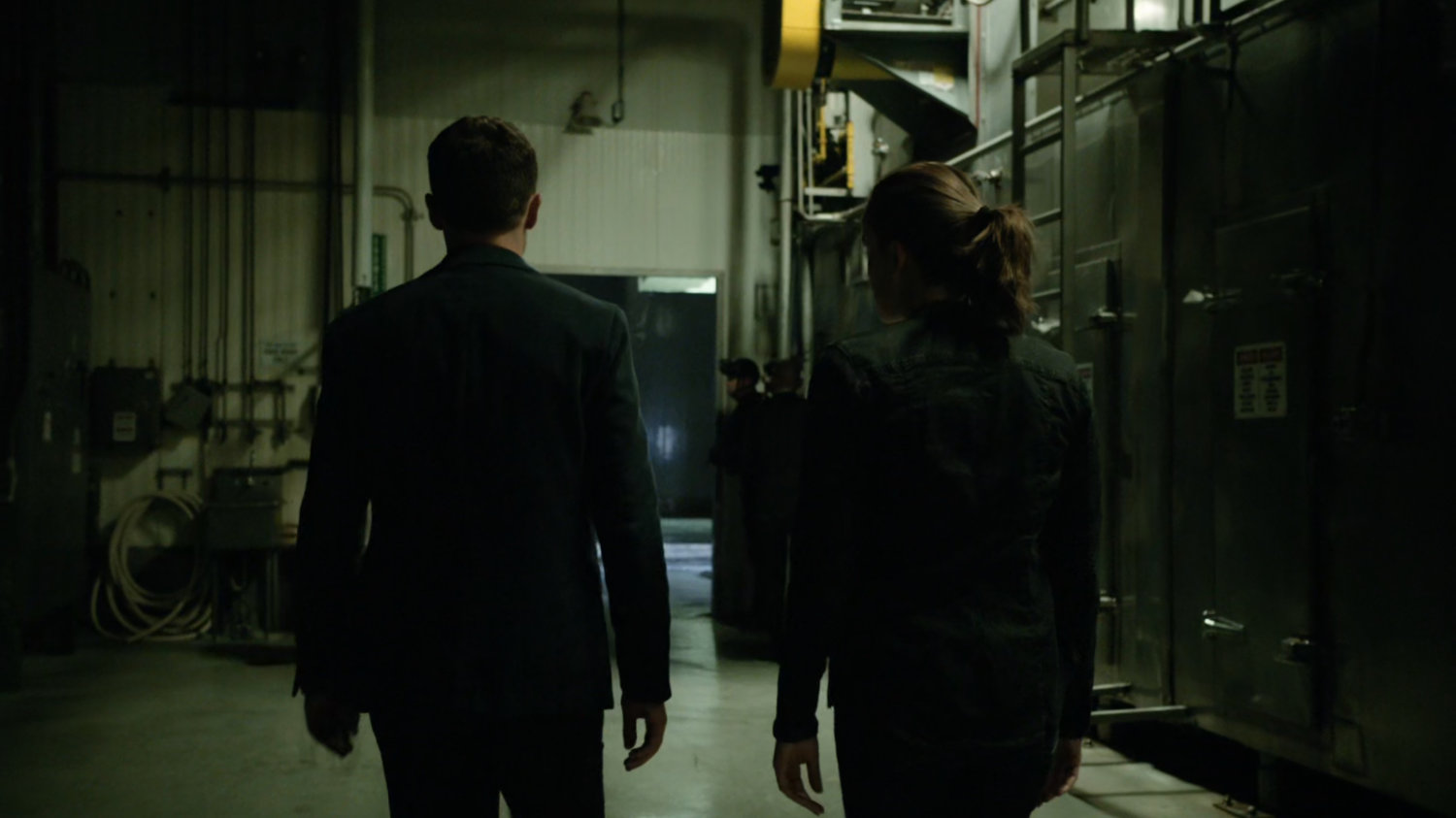 Fitz and Simmons inside Distant Star Pathfinder facility.
