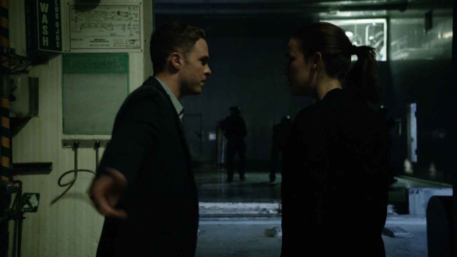 Fitz and Simmons inside Distant Star Pathfinder facility.