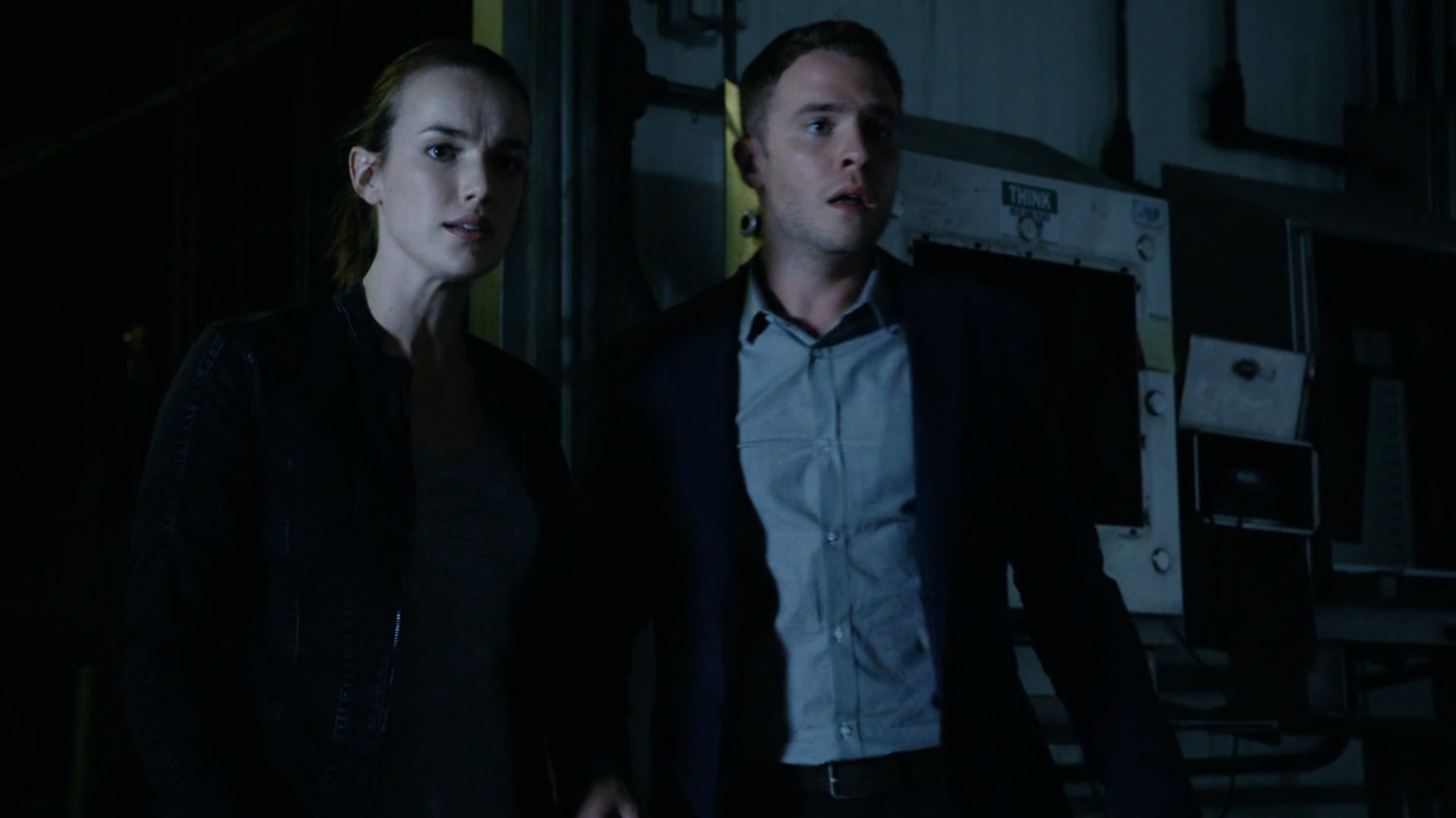 Fitz and Simmons inside Distant Star Pathfinder facility.