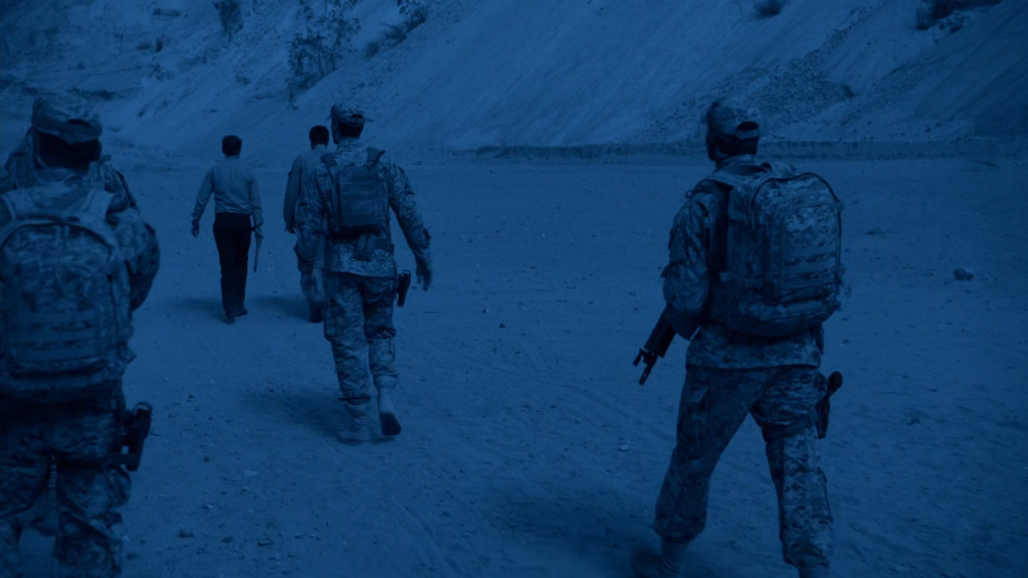Fitz, Ward and soldiers on Maveth.