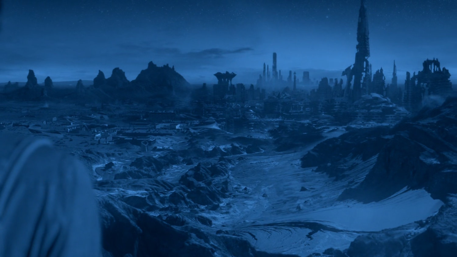 Remnants of an ancient city on Maveth.