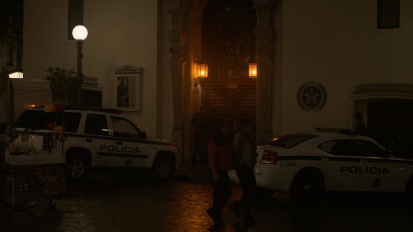 Exterior police station in Bogota.