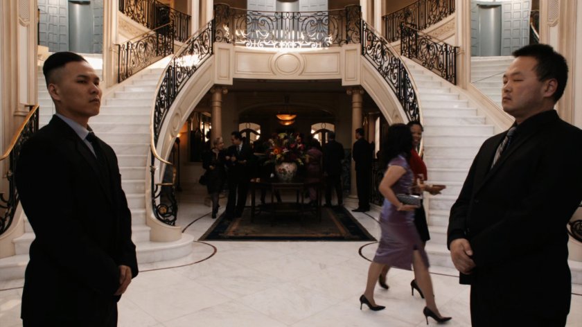 Interior of Taiwanese mansion.