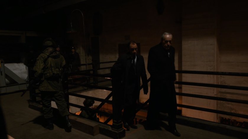 Gideon Malick and Anton Petrov inside Russian power plant.