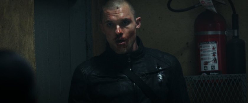 A bloodied Ajax in his secret lab.