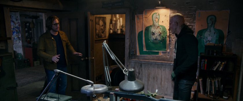 Weasel and Wade in his apartment.