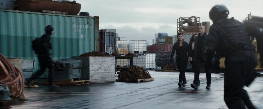 Ajax and Angel Dust with Vanessa as their prisoner on a helicarrier.