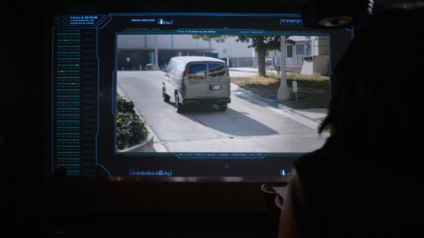 Surveillance video of van leaving ATCU facility.