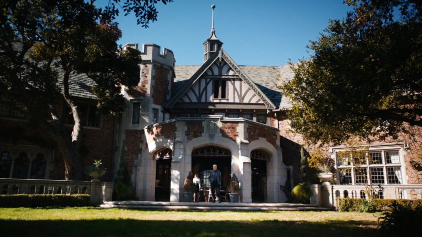Back porch of Malick Mansion.