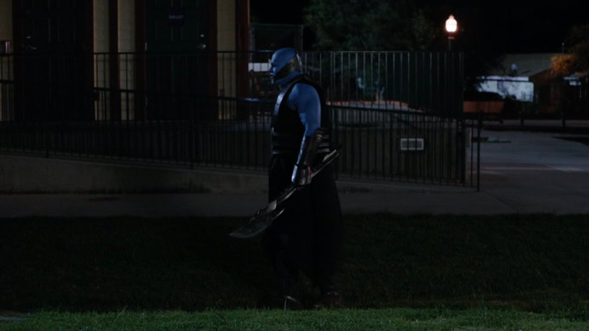 A Kree walking towards Union City playground.