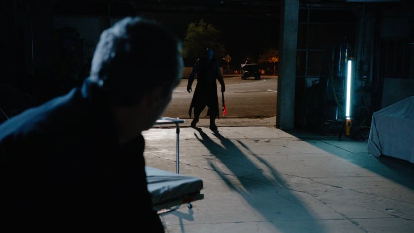 Kree entering Union City Garage.