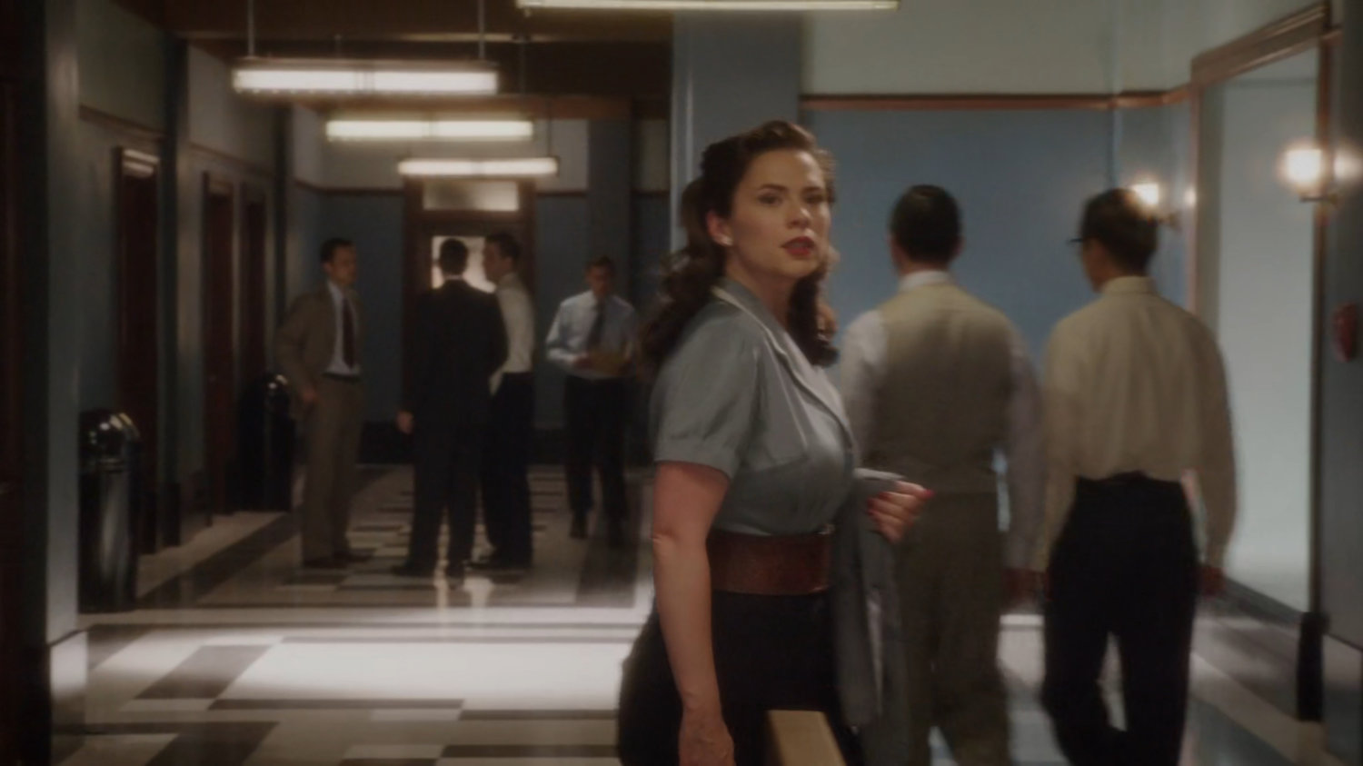 Peggy in the Los Angeles SSR offices.