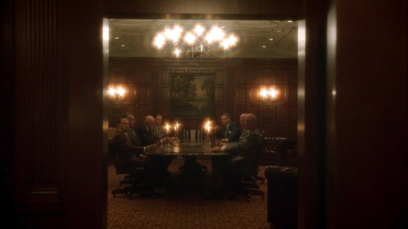 Interior of meeting room at Arena Club.