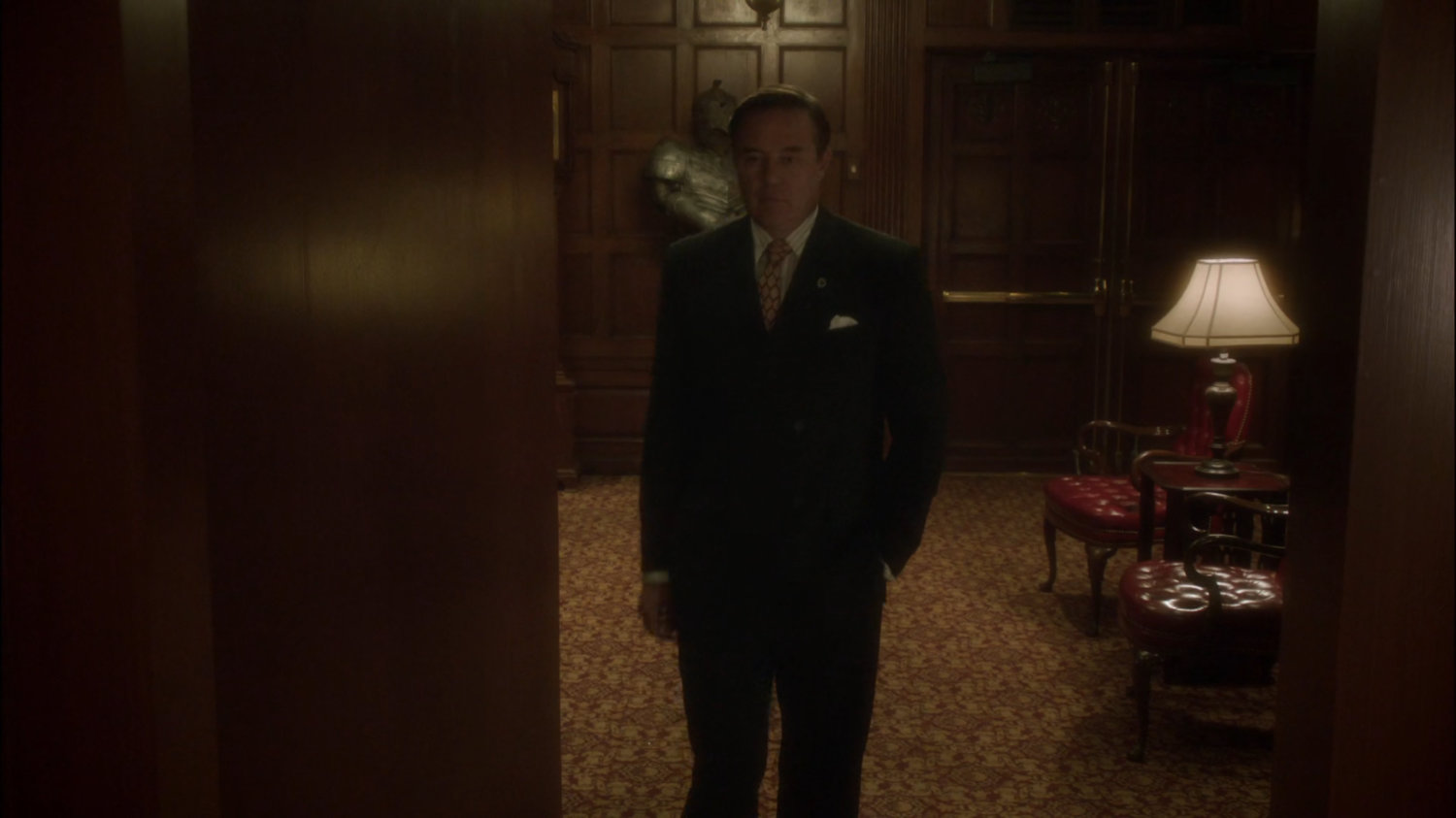 Chadwick outside meeting room of Arena Club.