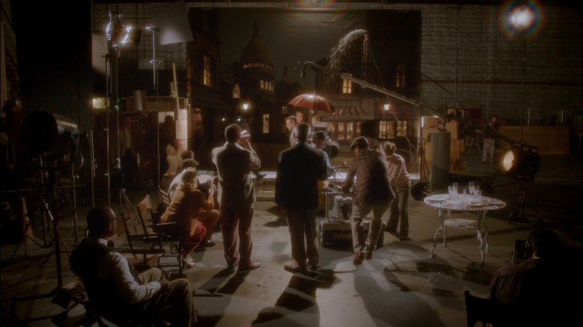 Film crew on Soundstage.