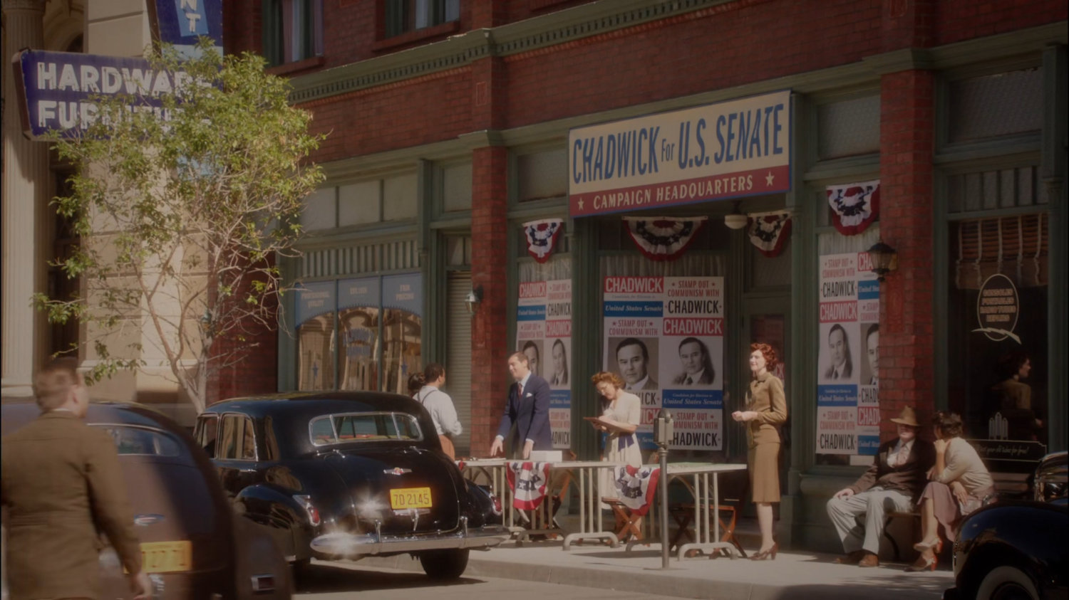 Exterior of Chadwick Campaign Headquarters.