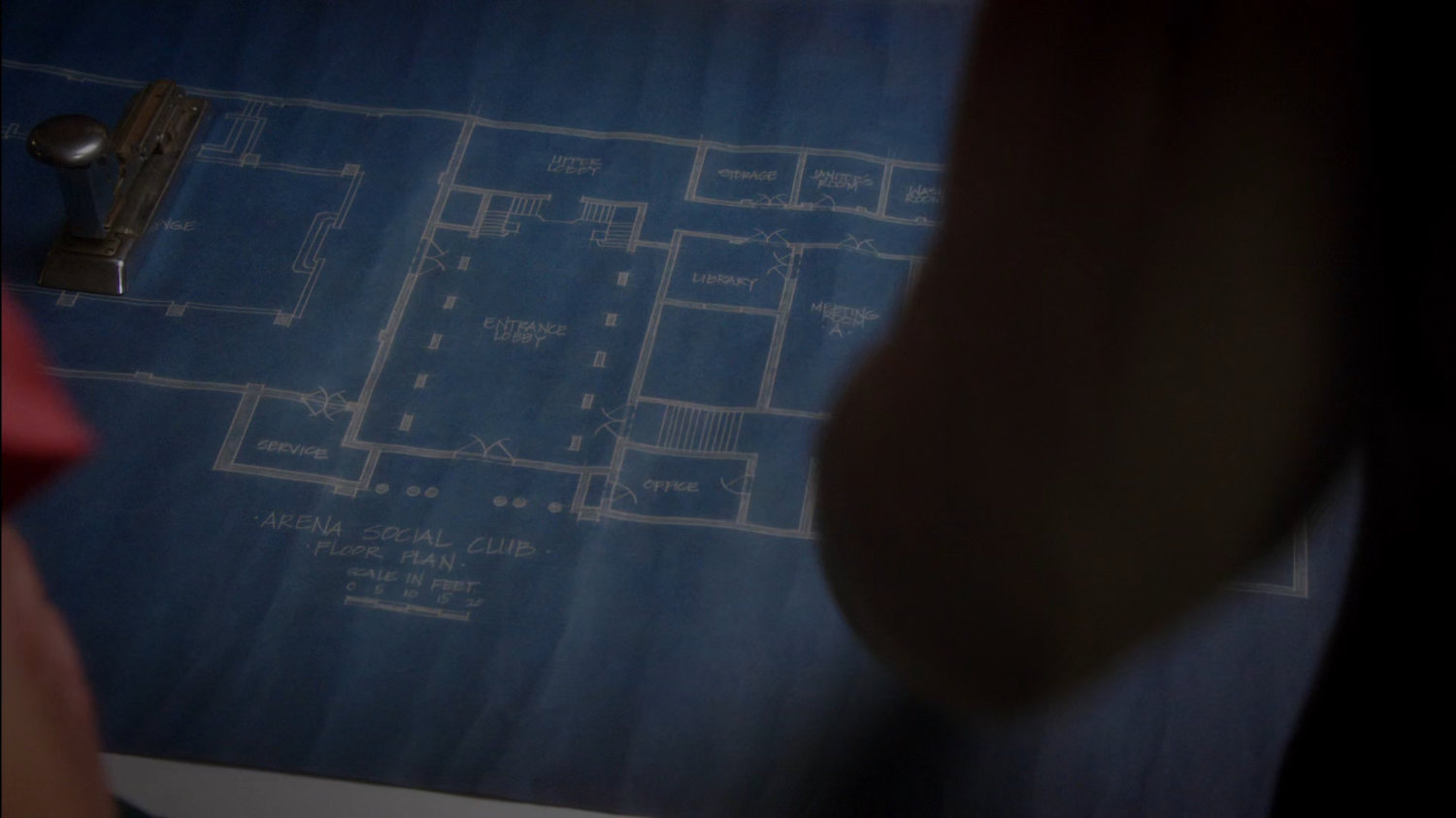 Blueprint of Arena Club.