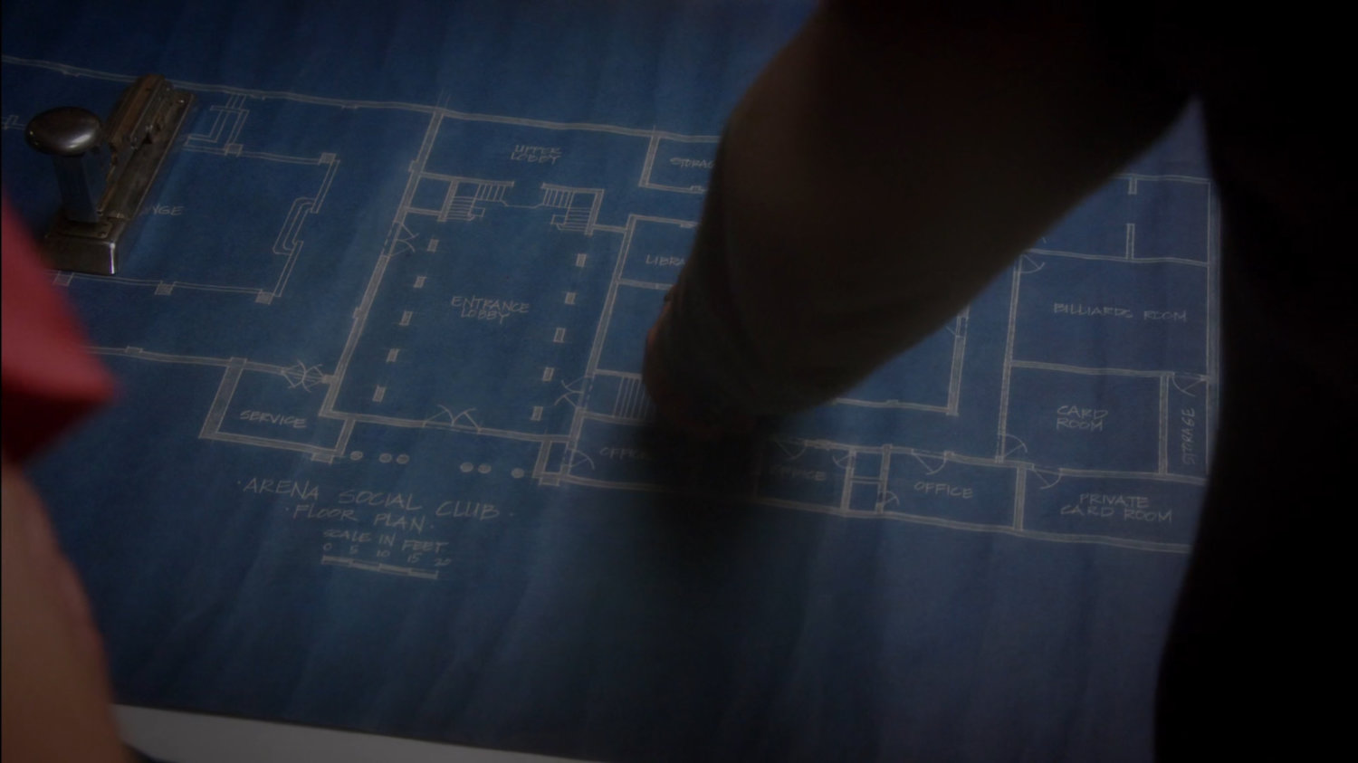 Blueprint of Arena Club.