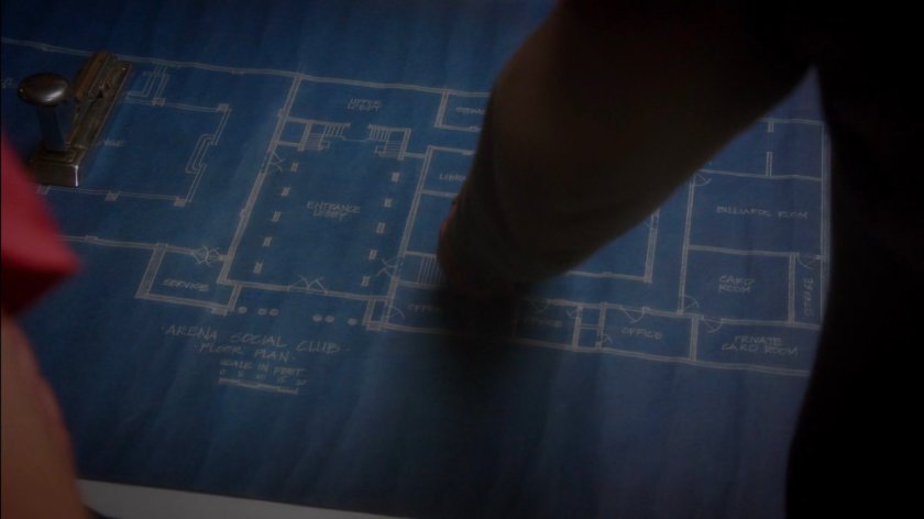 Blueprint of Arena Club.