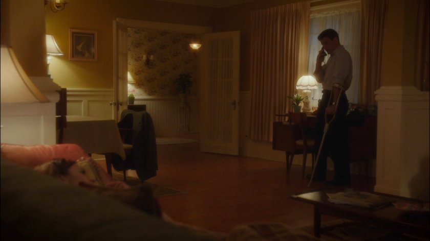 Sousa in Violet's living room.