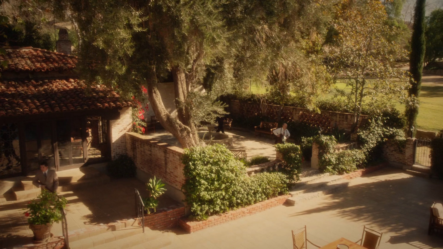 Courtyard of Chadwick Ranch.