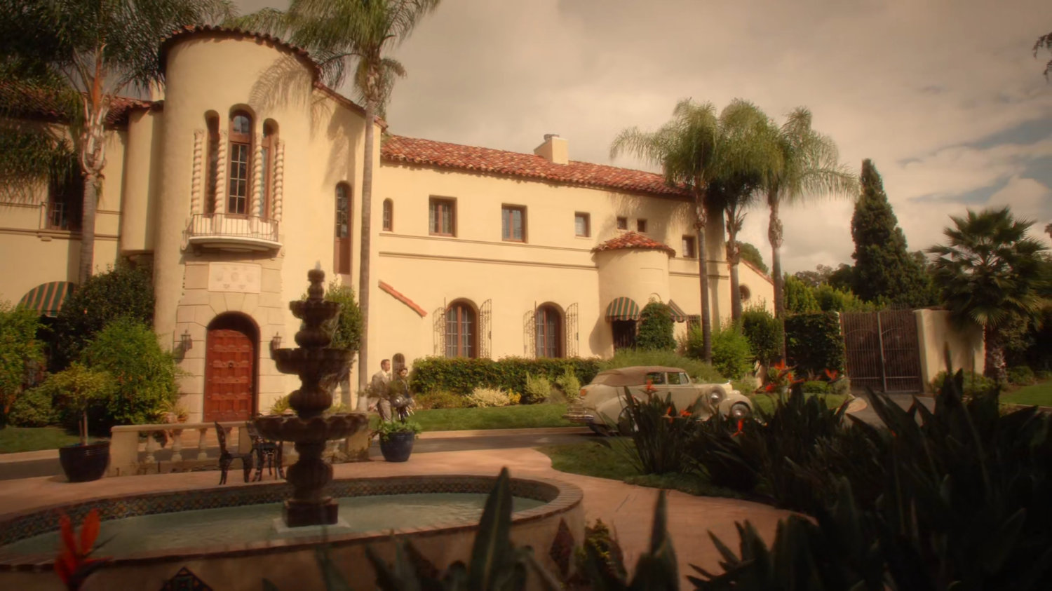 Exterior of Stark Mansion.