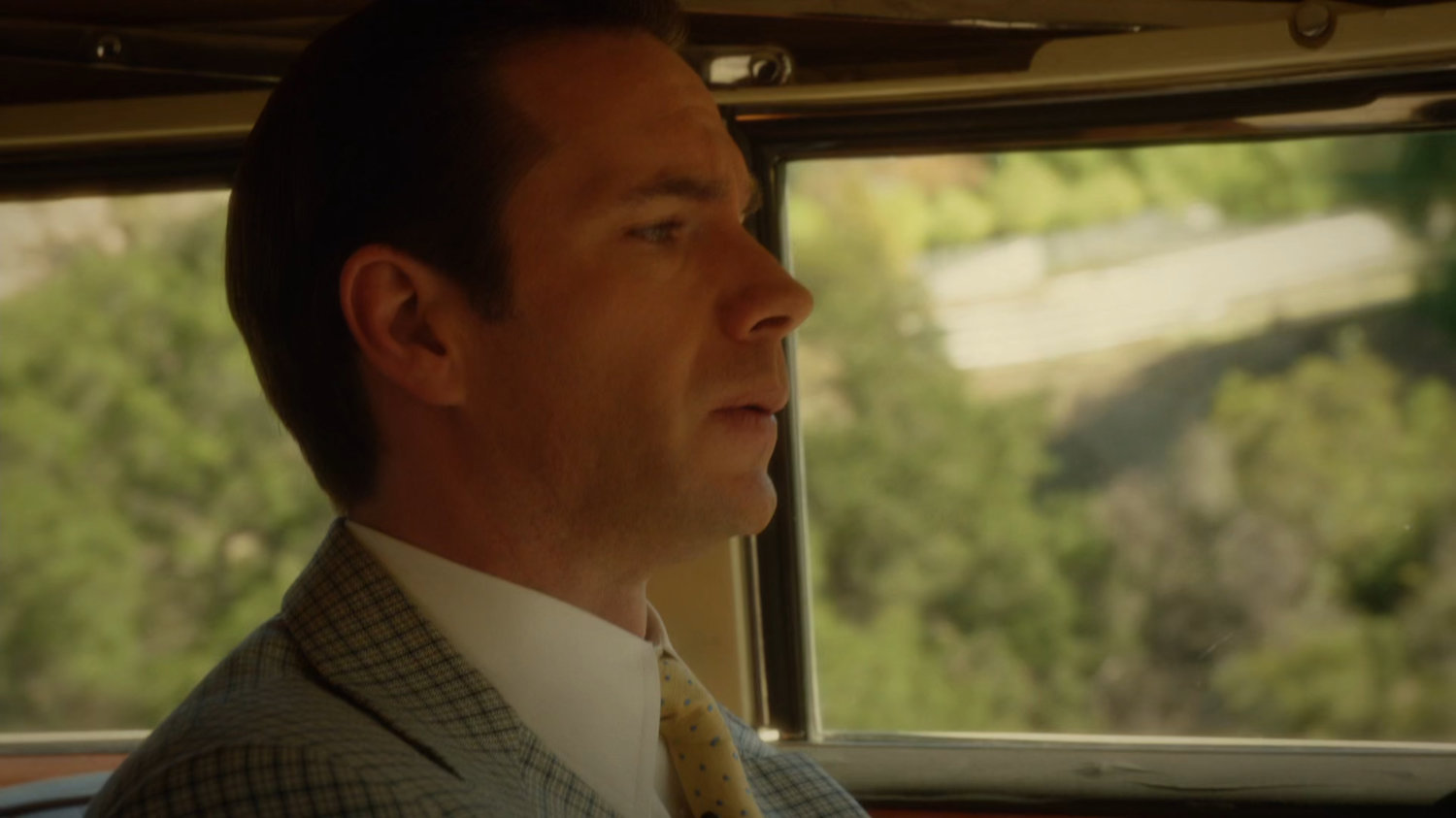 Jarvis in car.