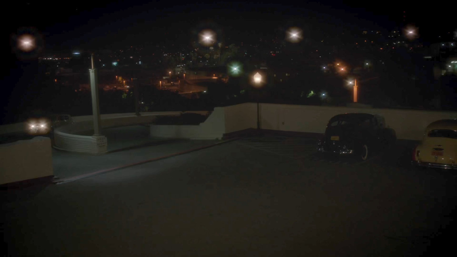 Exterior of Waverly Memorial Hospital at night.