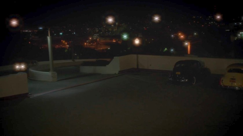 Exterior of Waverly Memorial Hospital at night.