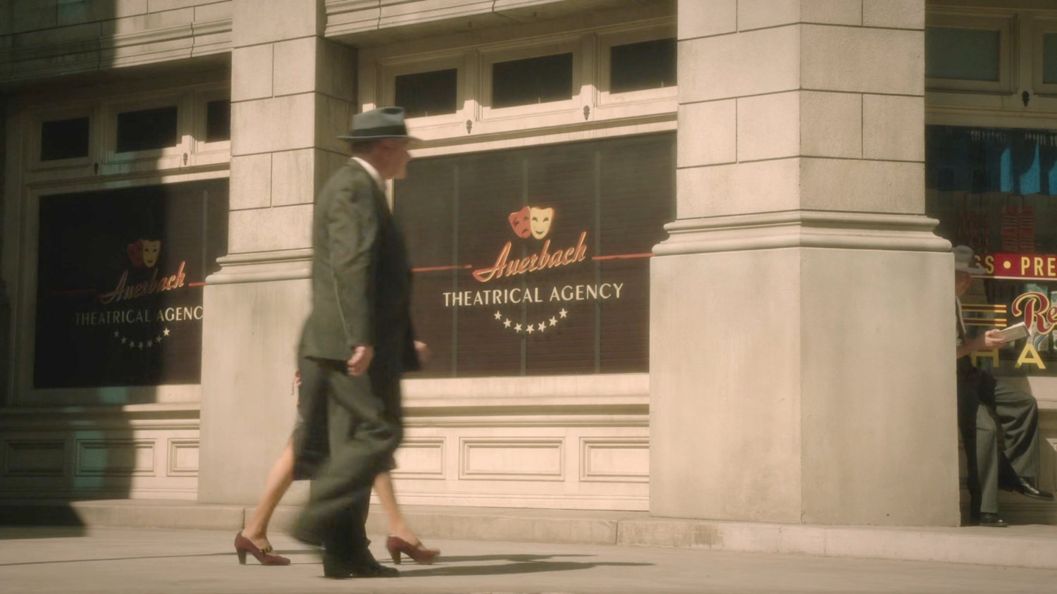 Exterior of Auerbach Theatrical Agency.