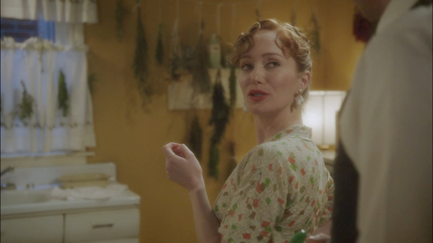 Ana and Edwin Jarvis in their residence, circa 1946.