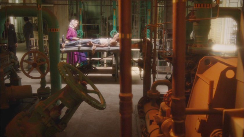 Whitney and Jason in Manfredi Waste Management facility.