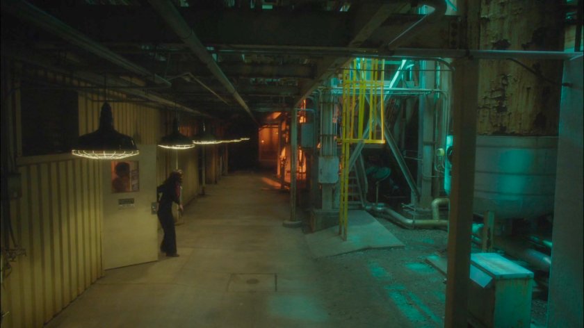 Interior of Manfredi Waste Management facility.