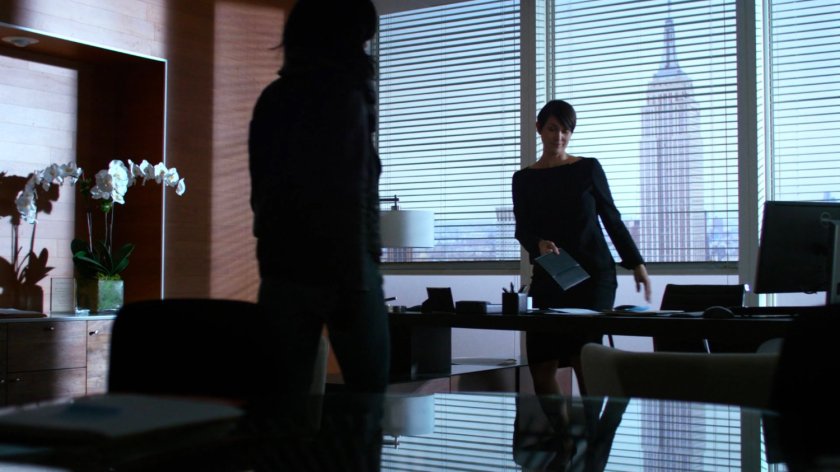 Jeri and Jessica in Jeri's office at Hogarth, Chao, & Benowitz.