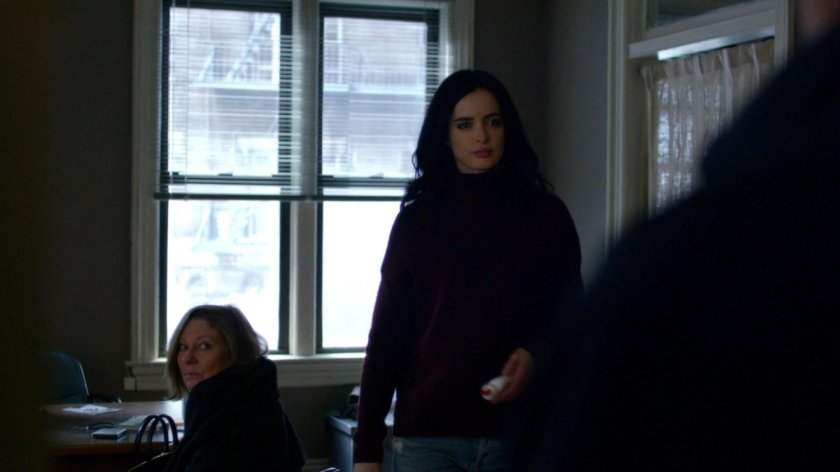 Jessica in her office with Mrs Shlottman.