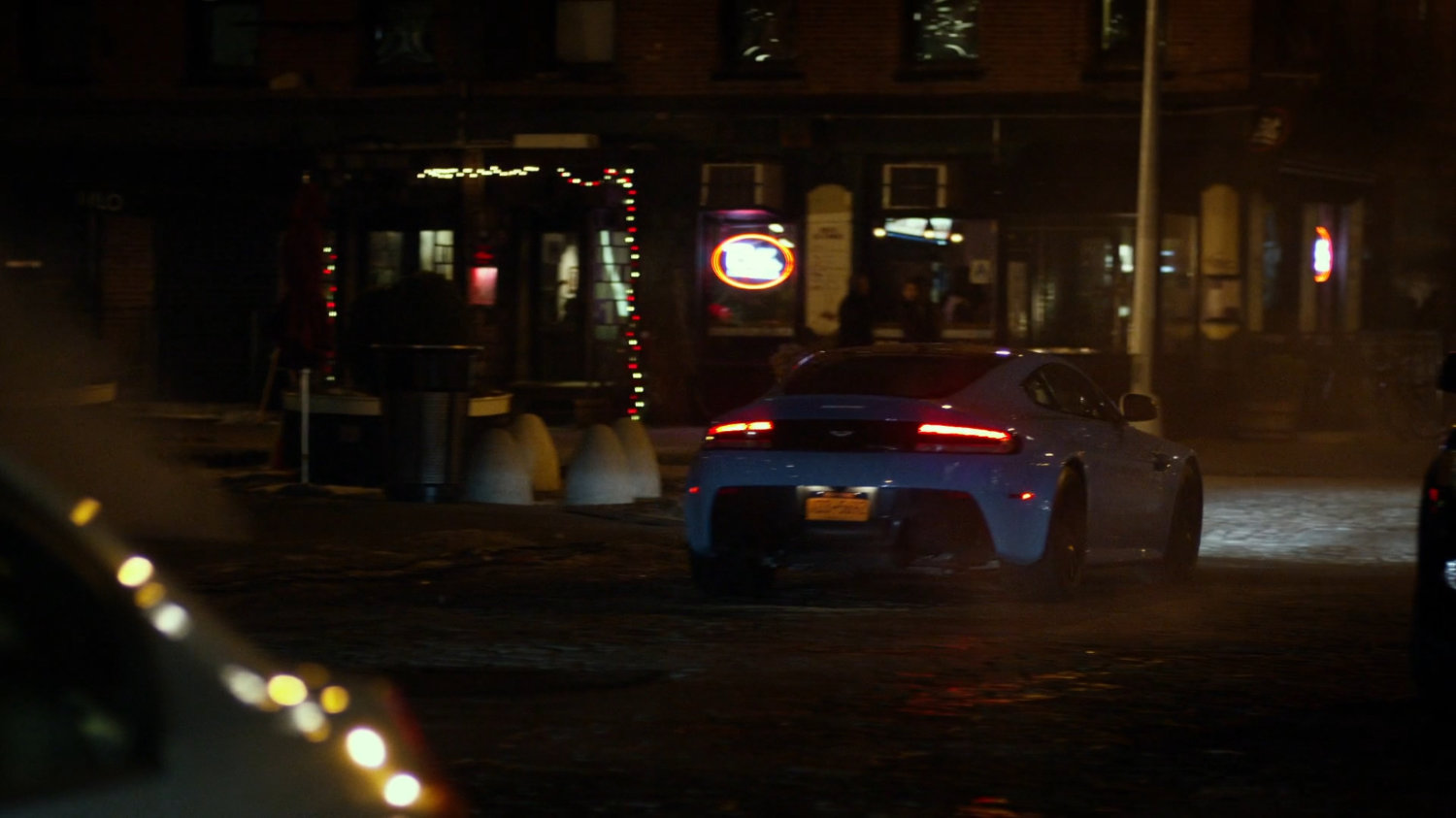 Spheeris' car driving away from SoHo House.