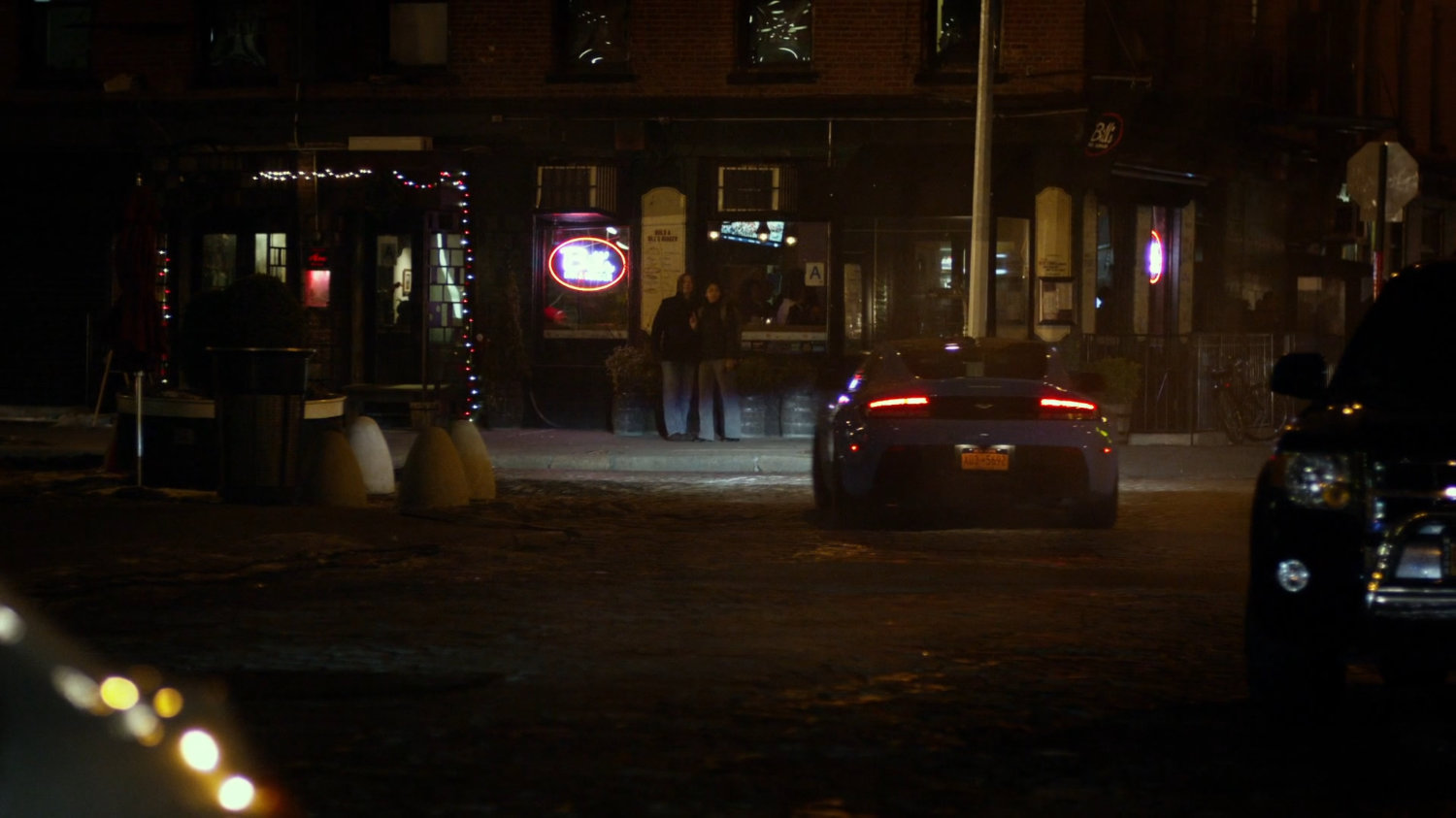 Spheeris' car driving away from SoHo House.