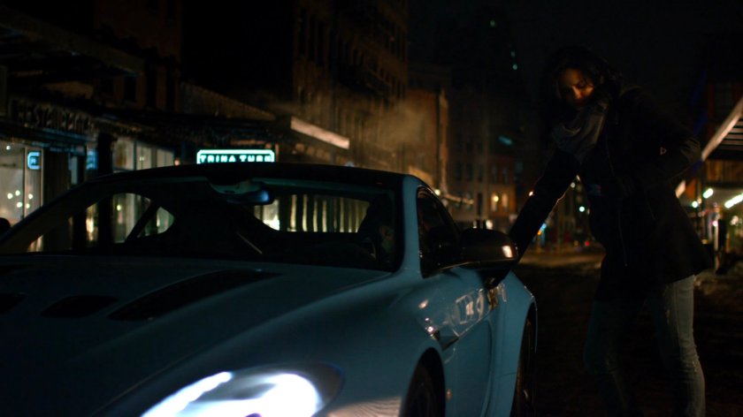 Jessica serving Spheeris' court order.