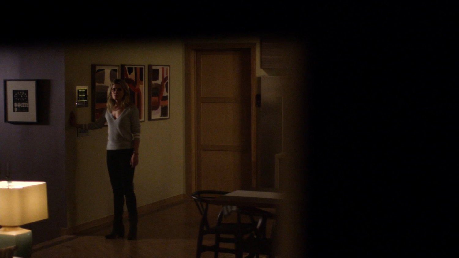 Trish Walker inside her apartment.