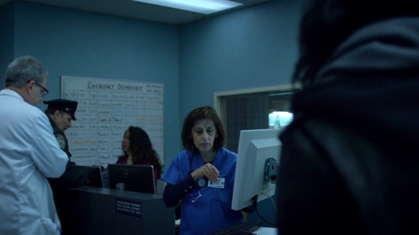 Admitting desk of Metro General Emergency Room.