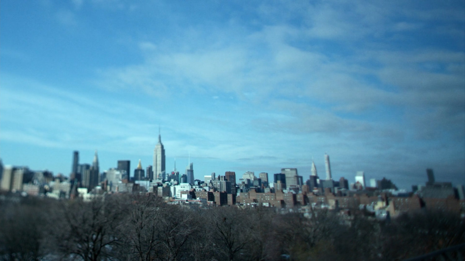 View of midtown Manhattan from Brooklyn.