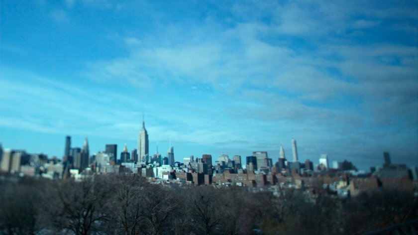 View of midtown Manhattan from Brooklyn.