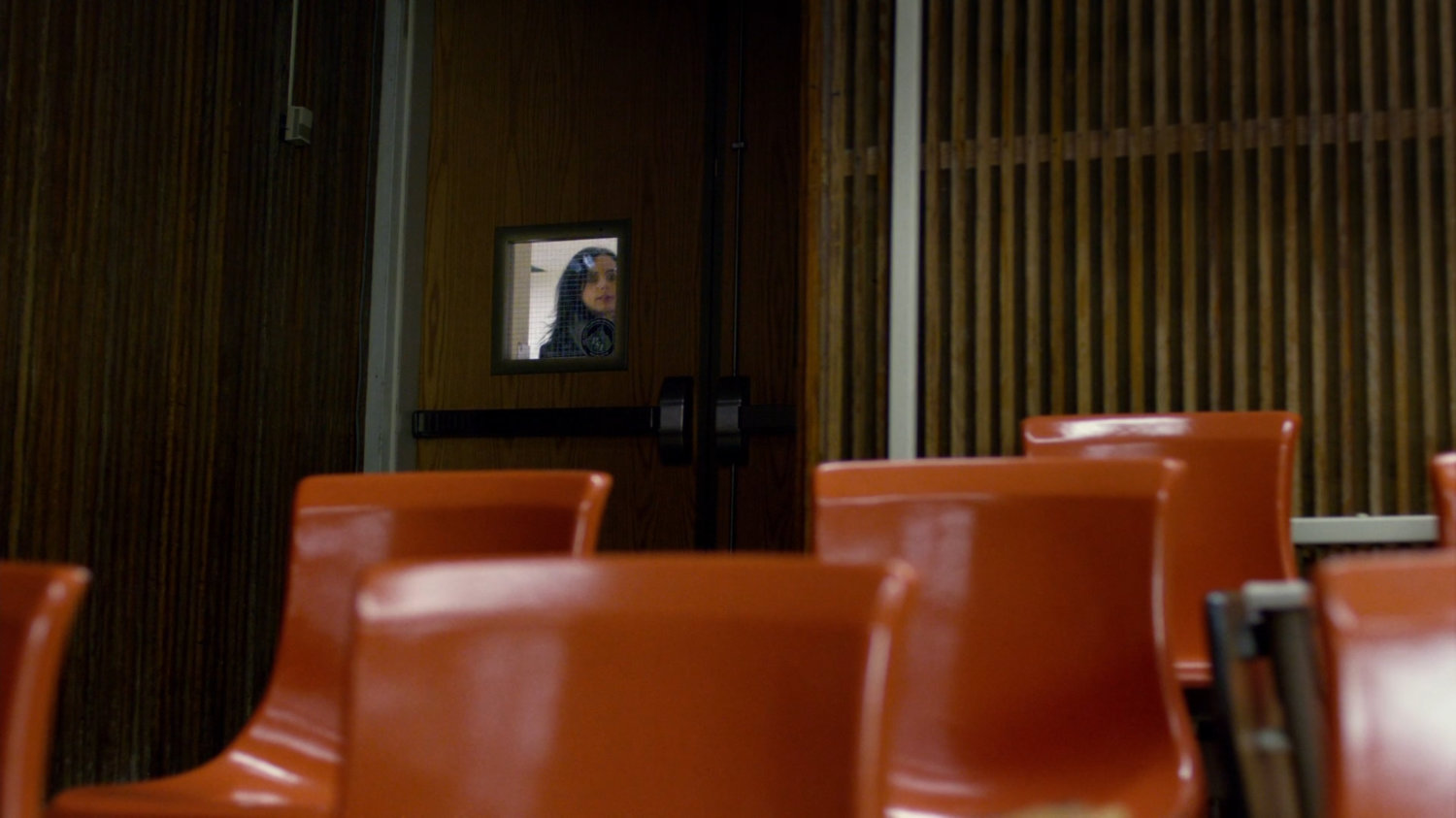 Jessica entering David Kurata classroom.