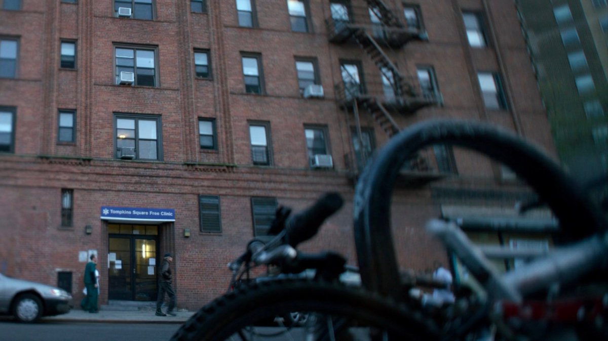 Exterior of Tompkins Square Free Clinic.