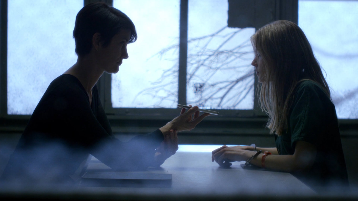 Jeri and Hope in Northeastern Correctional Facility.