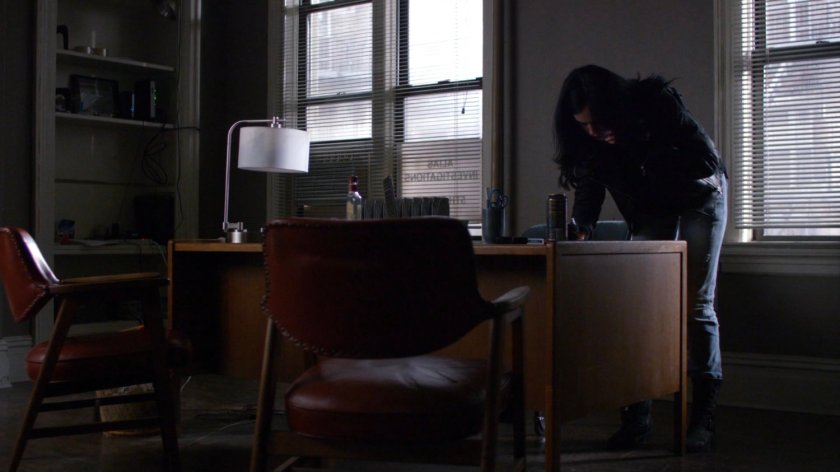 Jessica in the Alia Investigations office.