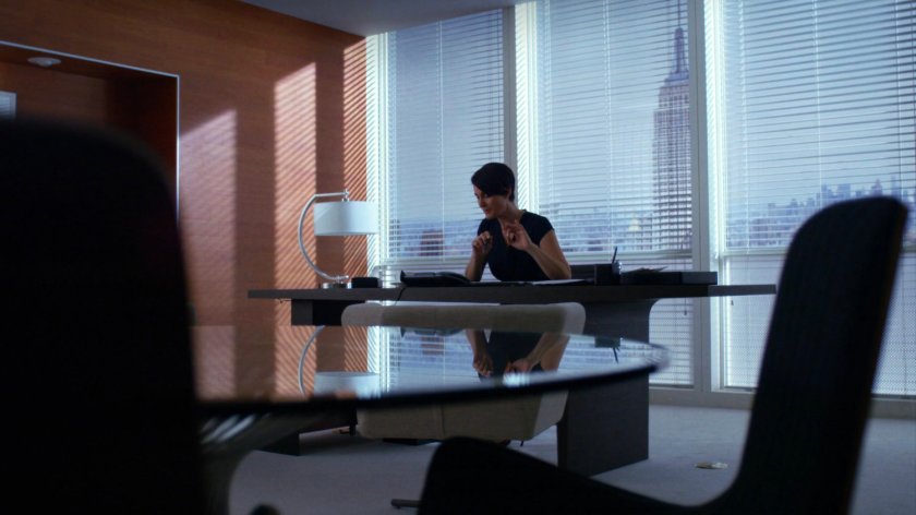 Jeri Hogarth in her office.