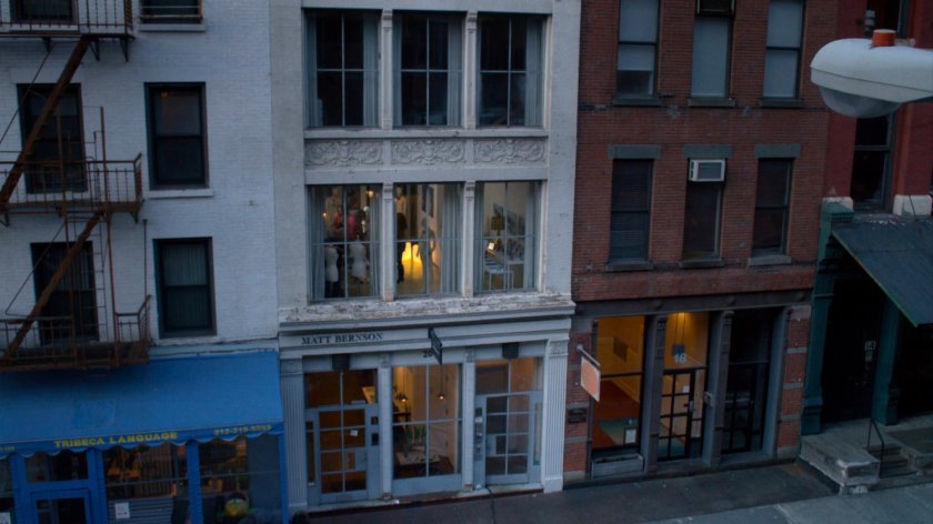 View outside of Audrey Eastman's office.